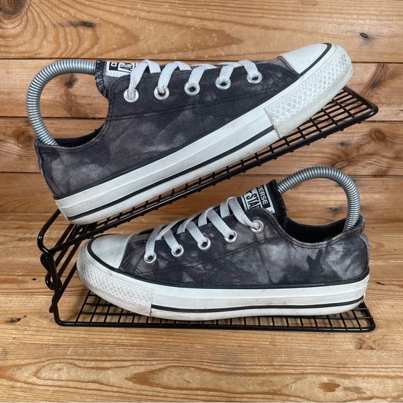 Converse Shoes - CONVERSE All Star Trainers Size UK 4 Womens Black Canvas Lace Up Casual Shoes